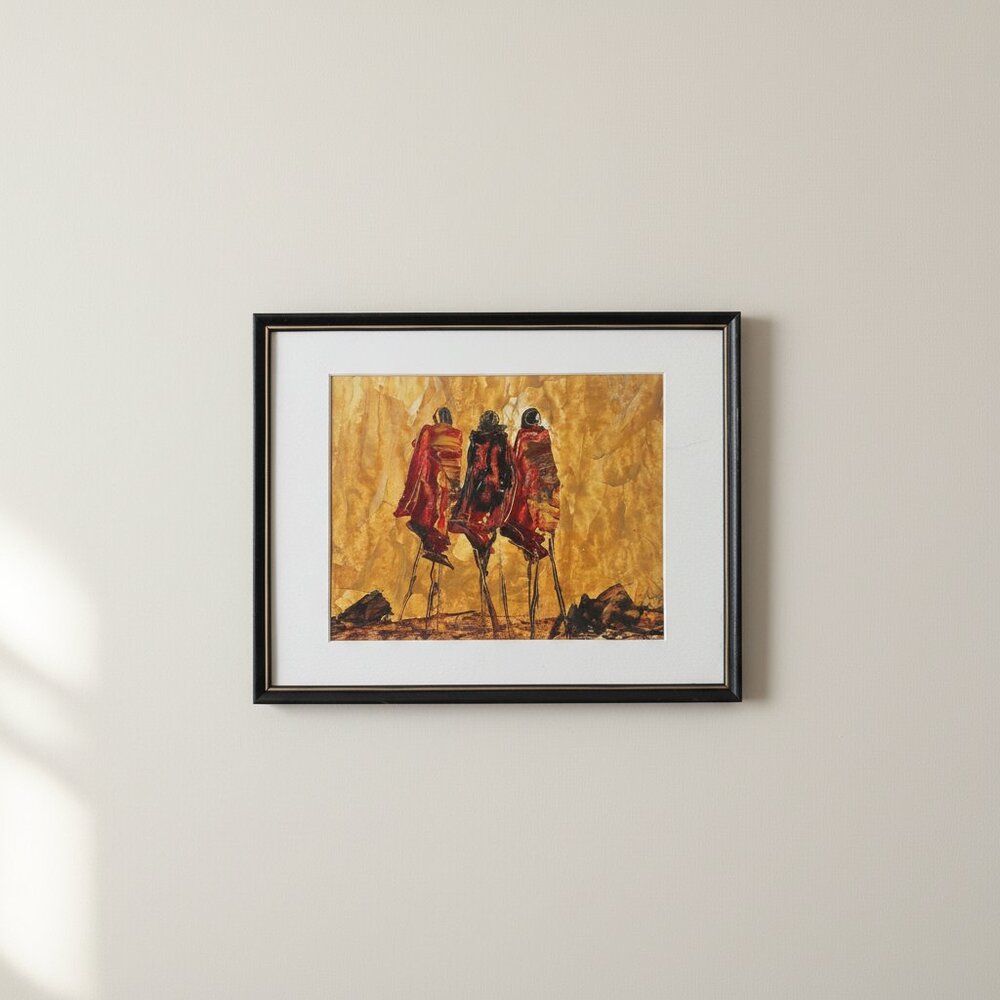 paintings modern with frame 15x12 pre-owned